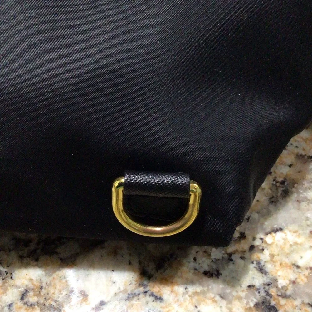 Henri Bendel Black Large Jetsetter Convertible Backpack